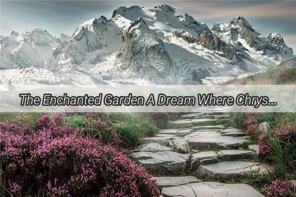 The Enchanted Garden A Dream Where Chrysanthemums and Peonies Bloom in Splendor